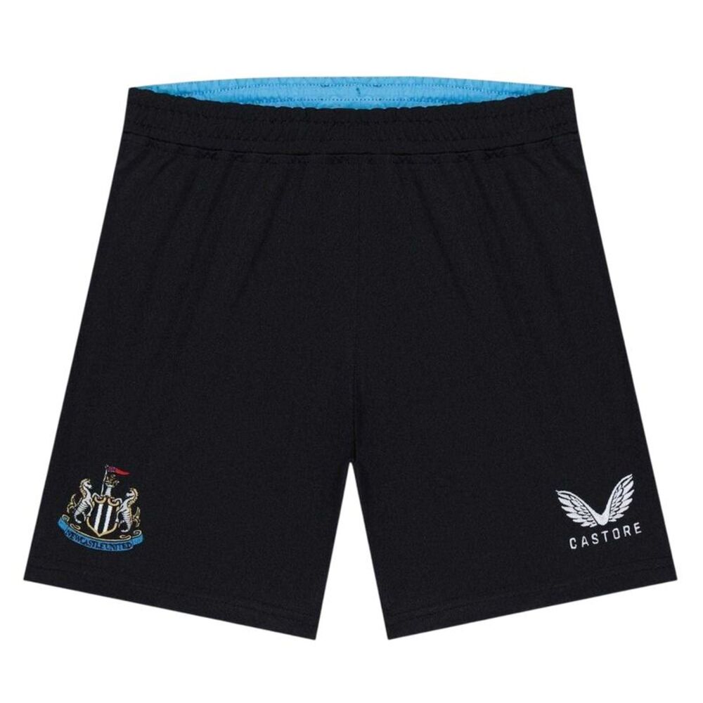 Castore Childrens/Kids Newcastle United FC Sport Shorts / Black/White